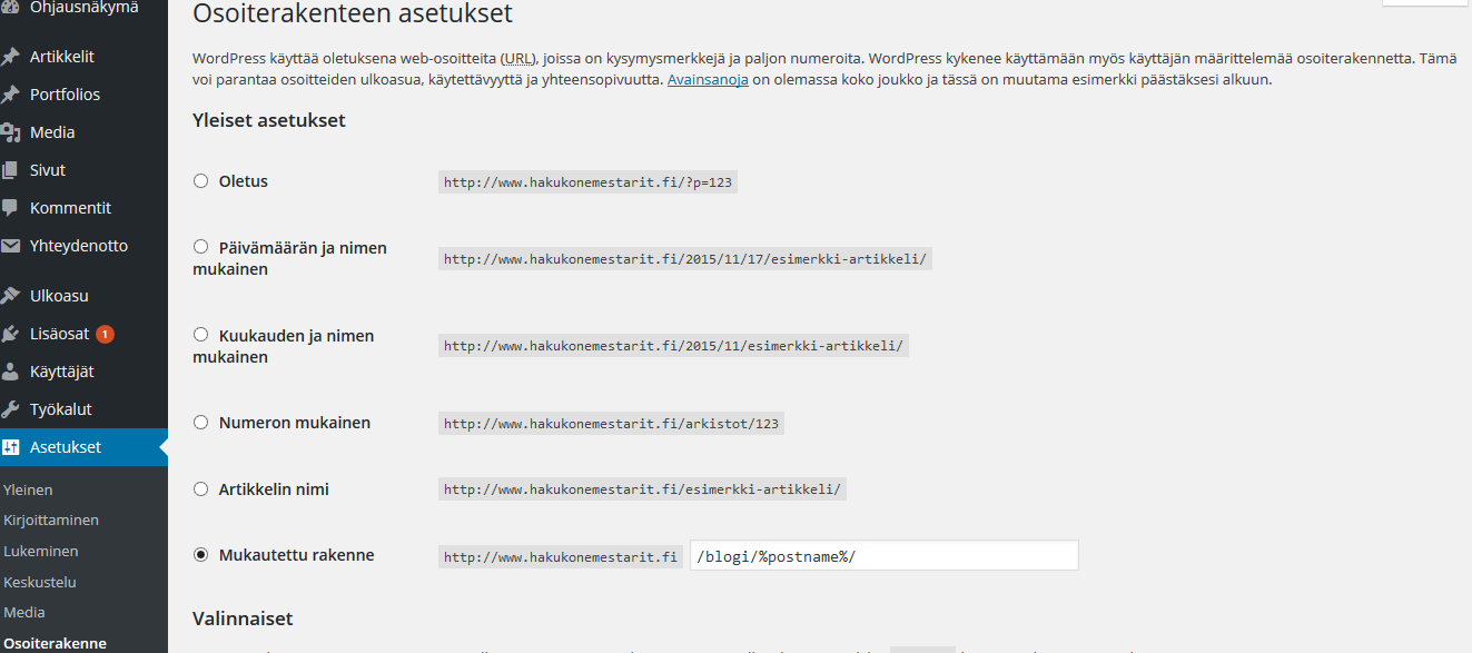 WordPress-alkeet