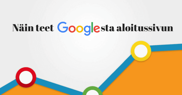 Googlesta aloitussivu selaimeesi