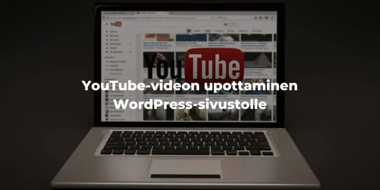 YouTube-videon upottaminen WordPress-sivustolle, artikkelikuva.
